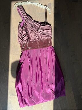 Max & Cleo Deep Plum Evening Dress